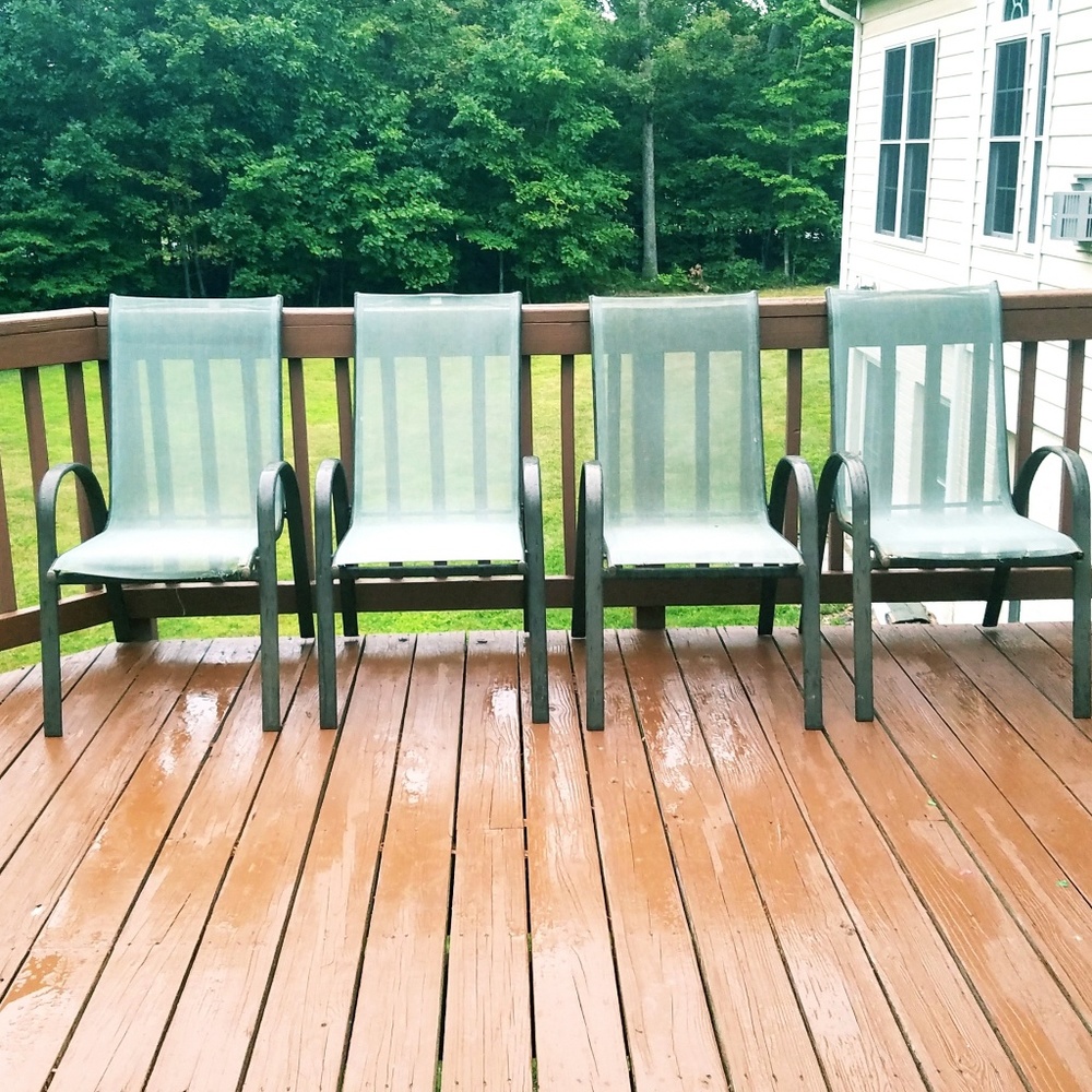 Outside chairs